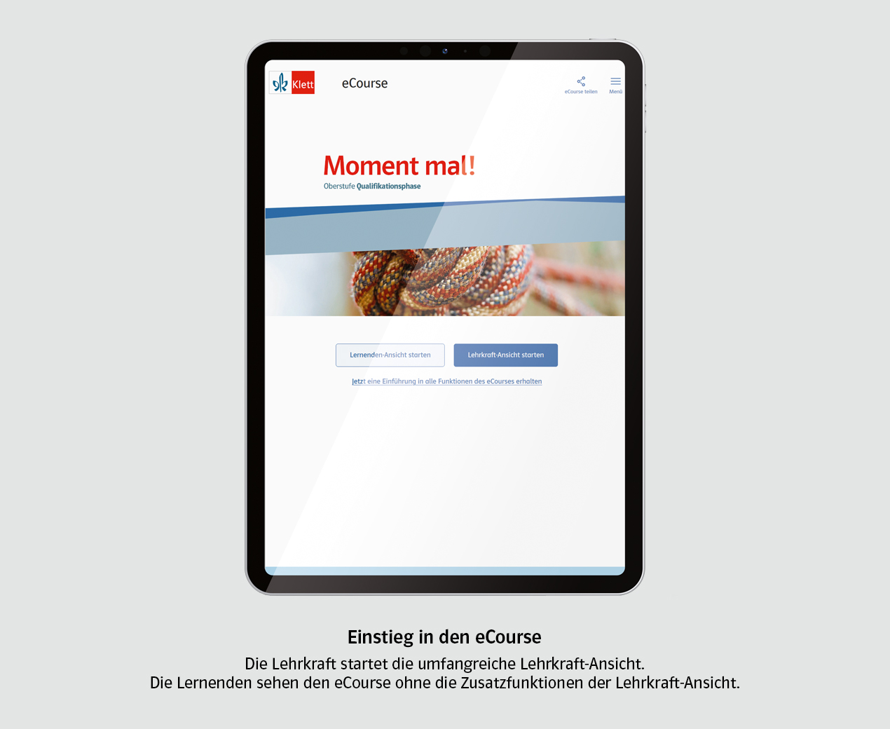 Moment mal! eCourse Einstieg