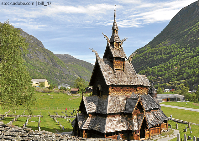 Stabkirche Borgund, Norwegen