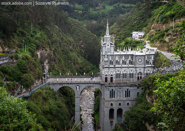 Wallfahrtskirche Santuario de Las Lajas, Kolumbien